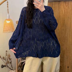 Long Sleeves Crochet Blouse