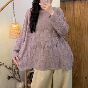 Long Sleeves Crochet Blouse
