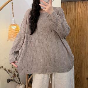 Long Sleeves Crochet Blouse