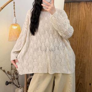 Long Sleeves Crochet Blouse