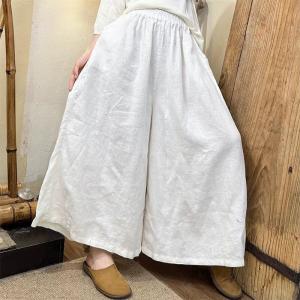 Old Money Style Linen Wide Leg Pants