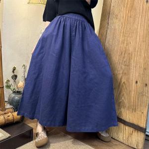 Old Money Style Linen Wide Leg Pants