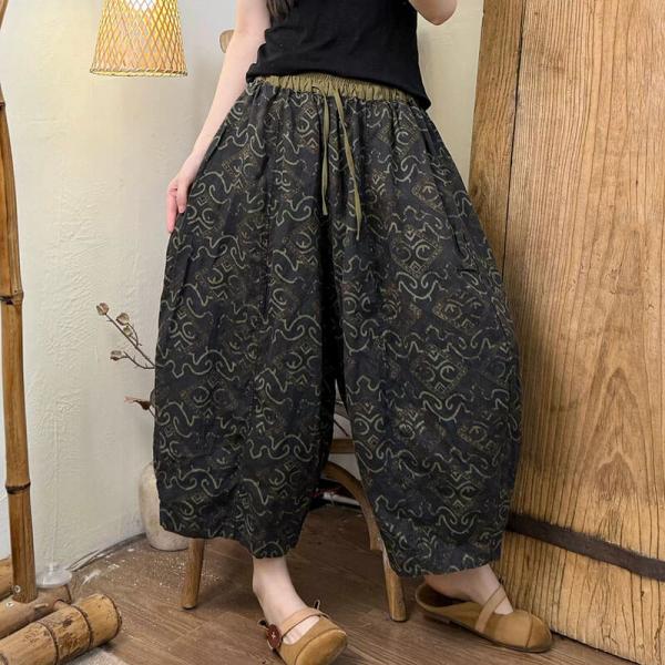 Bohemian 100% Linen Printed #1 #2 #3 comfy tropical cottagecore rustic travel resort gardening oversized lazy day 