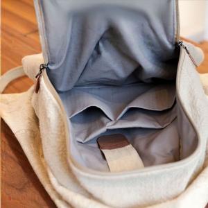Versatile Cotton Plain Backpack for Men and Women