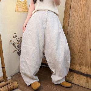 Organic Hem High Rise Comfy Curved Pants