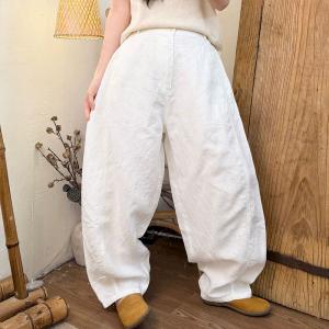 Organic Hem High Rise Comfy Curved Pants