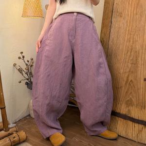 Organic Hem High Rise Comfy Curved Pants