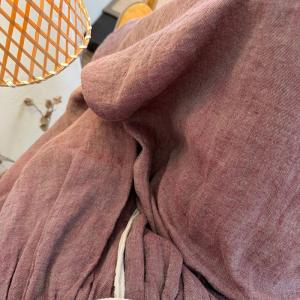 Drawstring Waist Linen Midi Skirt