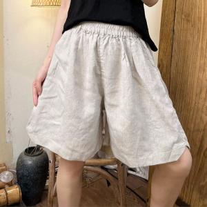 Comfy VIBE Linen Wide Leg Shorts