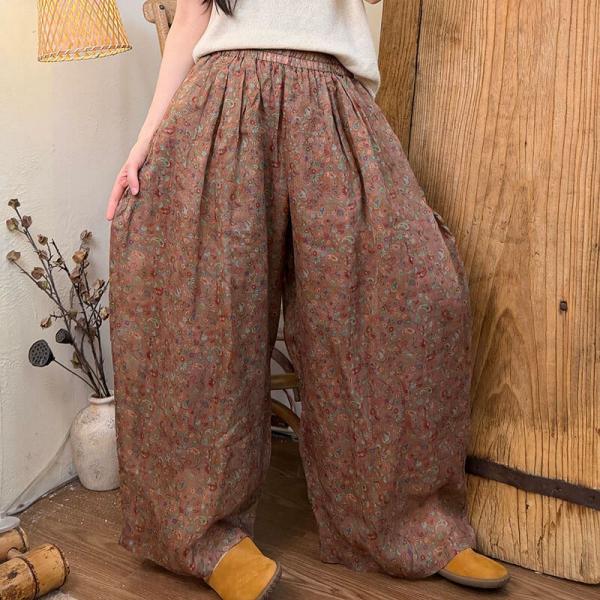 Casual 100% Ramie Printed Blackish Green Gray Blue Coffee comfy tropical hawaiian baggy lazy day travel resort slouchy 