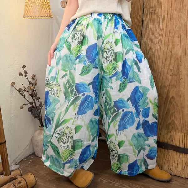 Holiday 100% Ramie Printed Black Blue comfy petite hawaiian tropical slouchy lazy day resort travel winery 