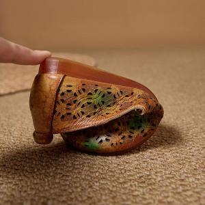Hollow Out Breathable Leather Elegant Mary Jane Flats