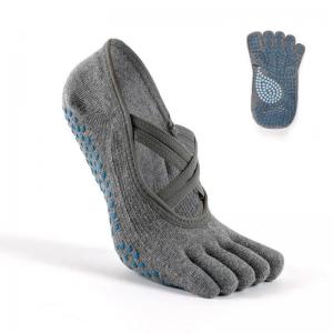 Full Toe Front Cross Short Yoga Socks