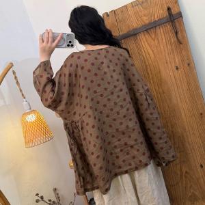 Designer Ramie Oversized Tied Tunic