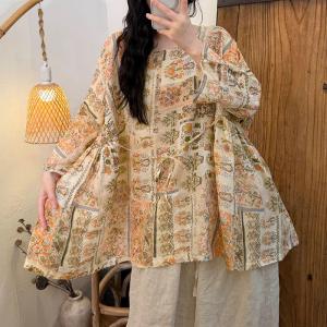 Designer Ramie Oversized Tied Tunic