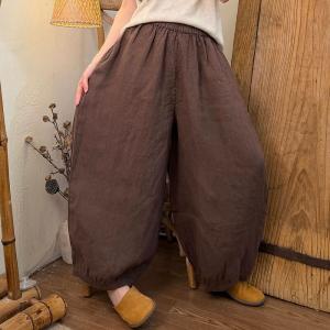 Casual Chic Organic Hemp Balloon Pants