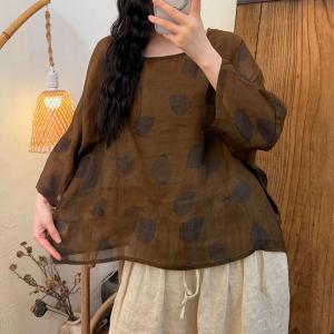 Loose-Fitting Summer Comfy Blouse