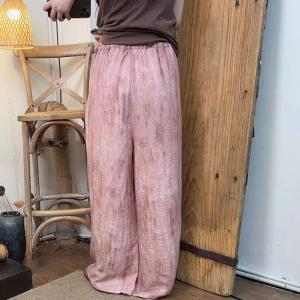 Beach Style Tencel Linen Comfy Palazzo Pants