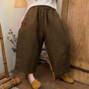Organic Linen Comfy Beach Pants