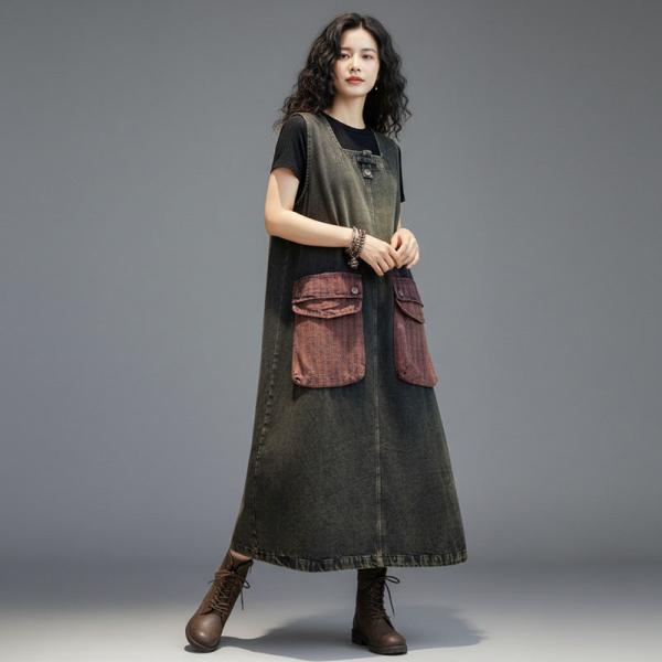 Street 100% Cotton Sleeveless Round Neck Bicolor Blue Black comfy western tropical ulzzang slouchy lazy day travel resort