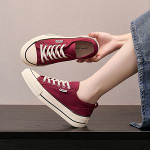 Leisure Chic Low -Top Canvas Sneakers
