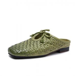 Hollow Out Tied Weave Slippers for Women