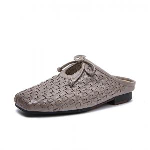 Hollow Out Tied Weave Slippers for Women