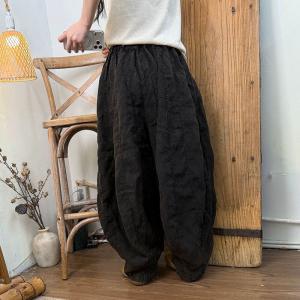 Leisure Chic Comfy Linen Loose Pants
