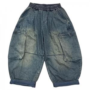 Fall Fashion Pockets Baggy Boyfriend Jeans