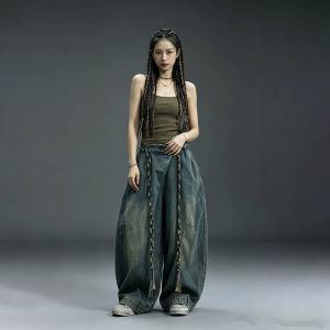 High Rise City Chic Designer Dad Jeans for Women