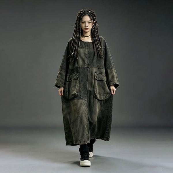 Casual 100% Cotton Ninth Sleeve Round Neck Solid Color Black comfy western plus size lazy day ulzzang 90s