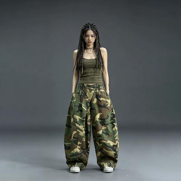 Street 100% Cotton Camouflage Camo M L comfy petite western oversized slouchy lazy day travel winery resort