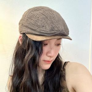 Classic Plain Unisex Adjustable Flat Cap