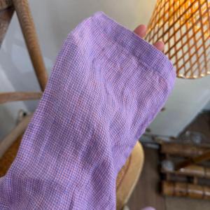 Autumn Chic Loose Linen Lavender Tunic
