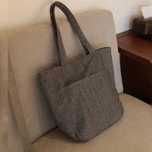 Versatile Casual Cotton Linen  Tote Bag