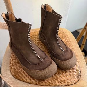 Handmade Cowhide Leather Martin Boots