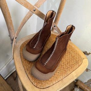 Handmade Cowhide Leather Martin Boots