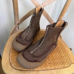 Handmade Cowhide Leather Martin Boots