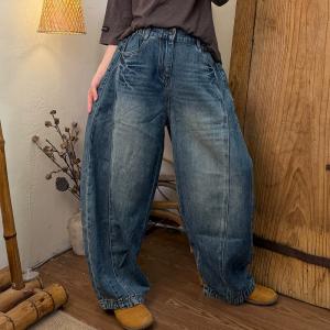 High Waist Ladies Designer Curved Jeans
