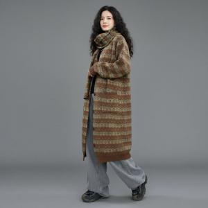 Winter Fashion Oversized Fair Isle Cardigan