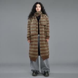 Winter Fashion Oversized Fair Isle Cardigan