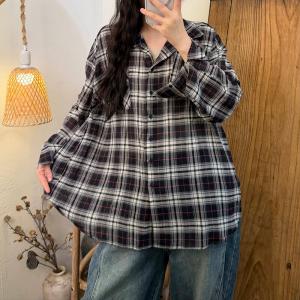 Classic Style Cotton Tartan Shirt