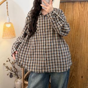 Classic Style Cotton Tartan Shirt