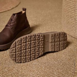 City Chic Leather Tied Short Martin Boots
