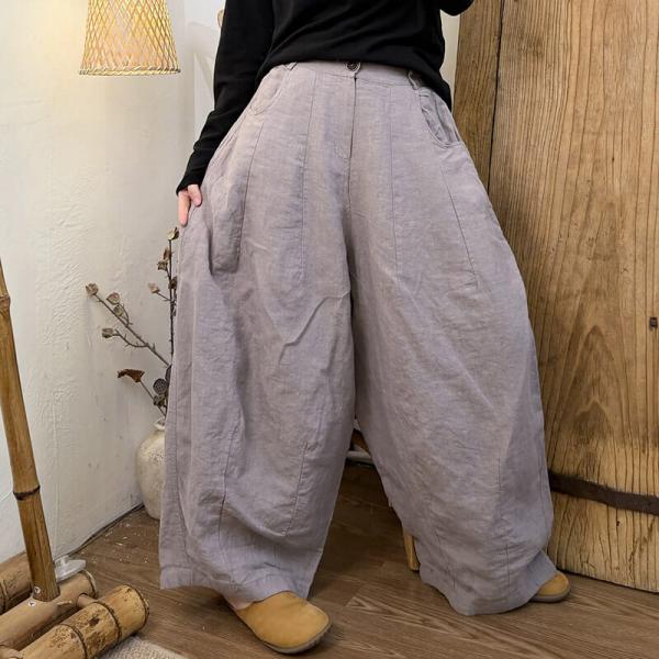 Casual 100% Linen Solid Color Sage Green Blackish Black Light Gray comfy lazy day slouchy oversized travel resort cottagecore rustic 