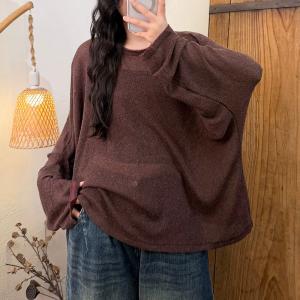Old Money Crew Neck Knit T-shirt
