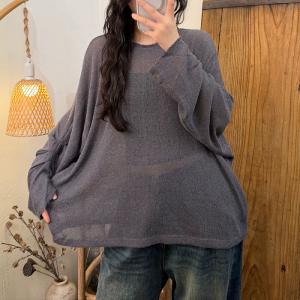 Old Money Crew Neck Knit T-shirt