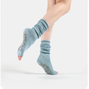 Breathable Slouch Open-Toe Yoga Socks