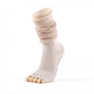 Breathable Slouch Open-Toe Yoga Socks