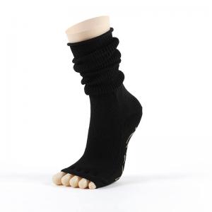 Breathable Slouch Open-Toe Yoga Socks